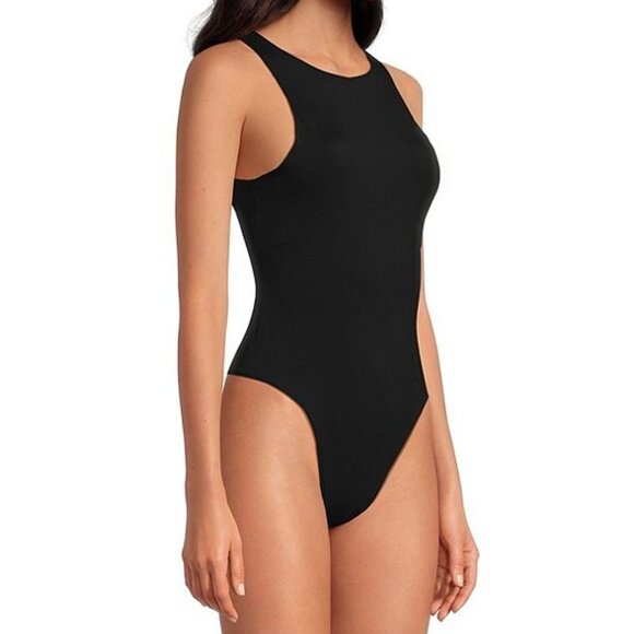 NWT Steve Madden Nico Knit Crew Neck Sleeveless Thong Bodysuit Size S - Picture 1 of 13